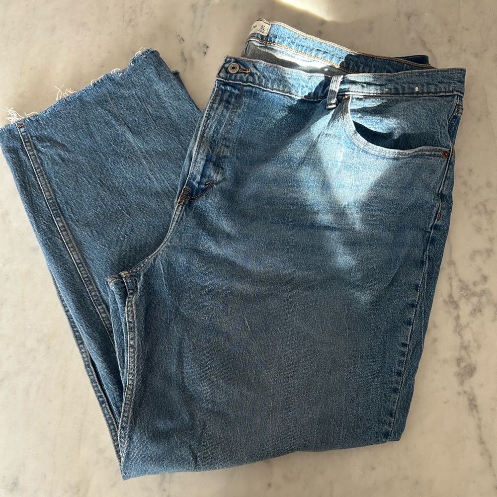 Abercrombie & Fitch the 90s relaxed high rise jeans
